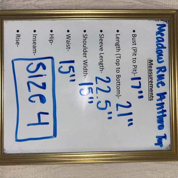 Anthropologie Floral Patchwork Top- Meadow Rue Long Sleeve Wrap Blouse- Size 0 - Picture 13 of 14